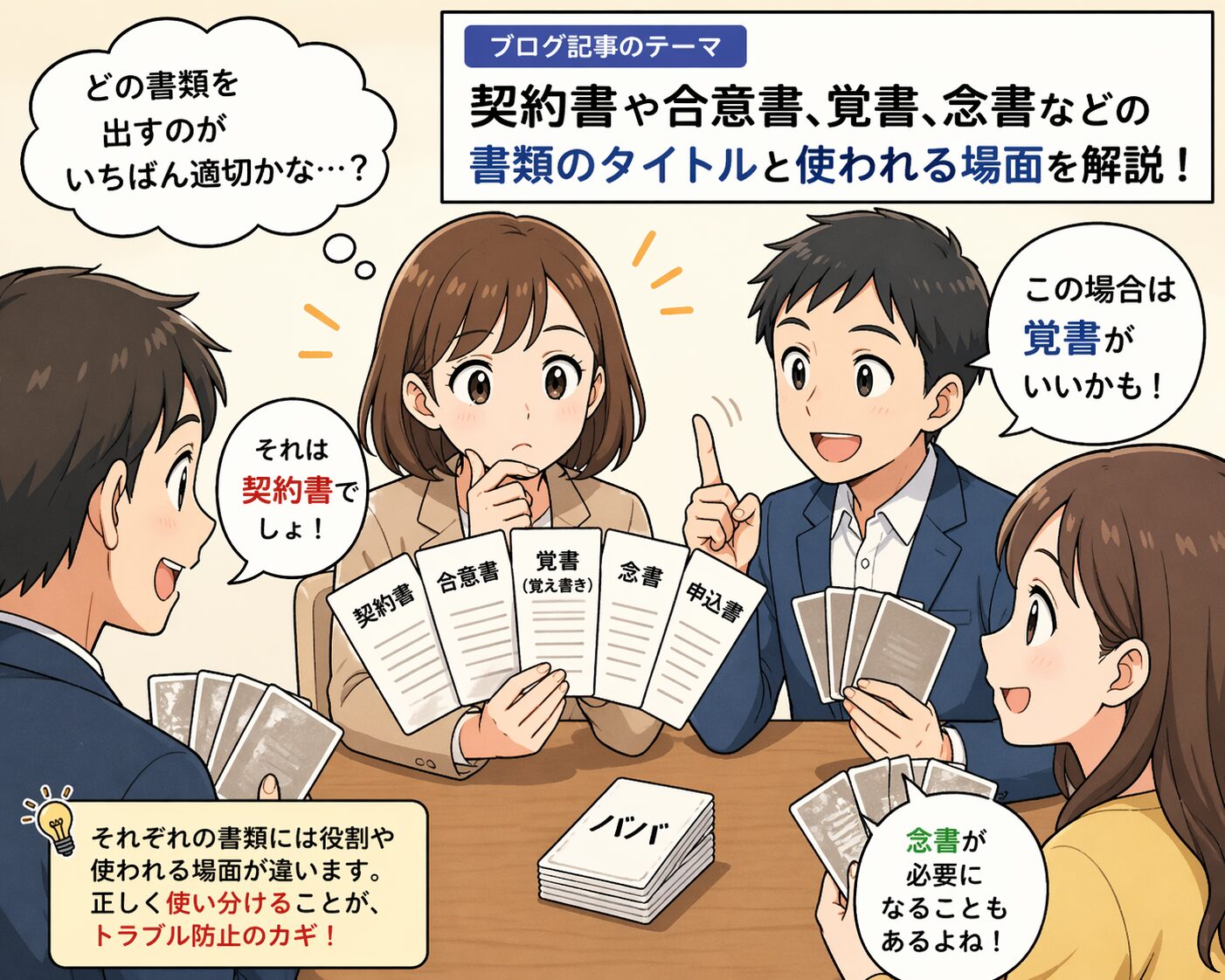 この書類のタイトルは？？