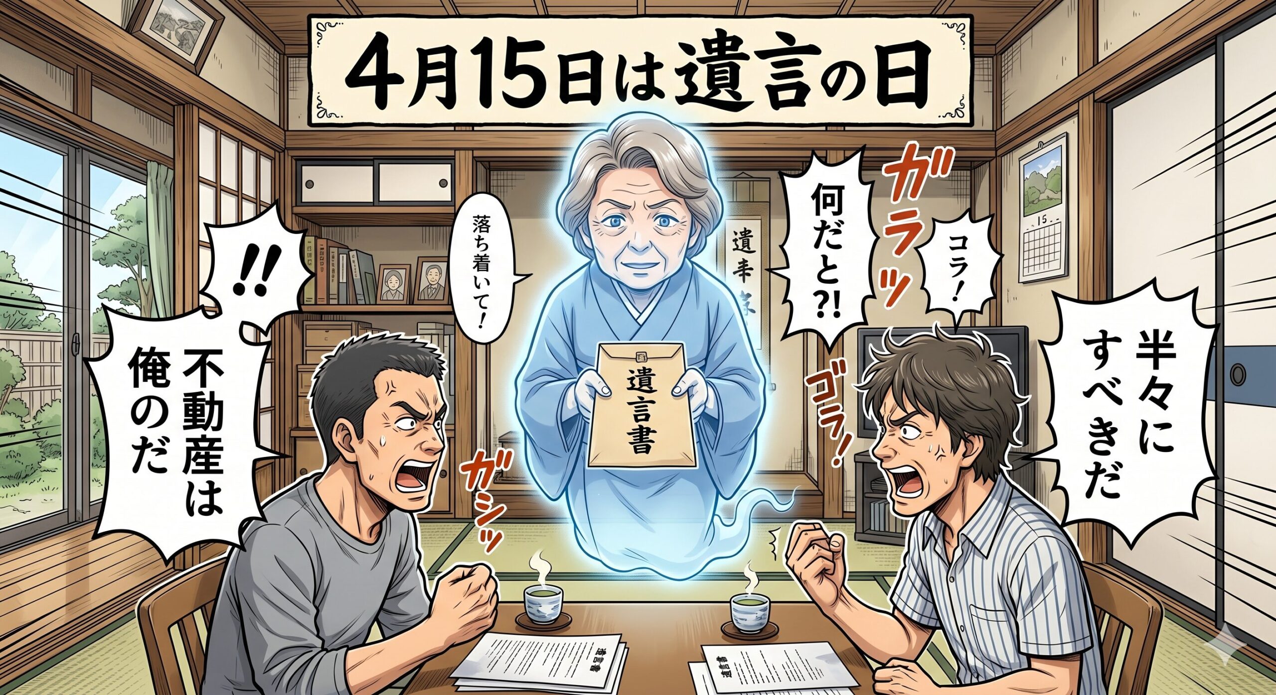 遺言書はトラブル予防の切り札です