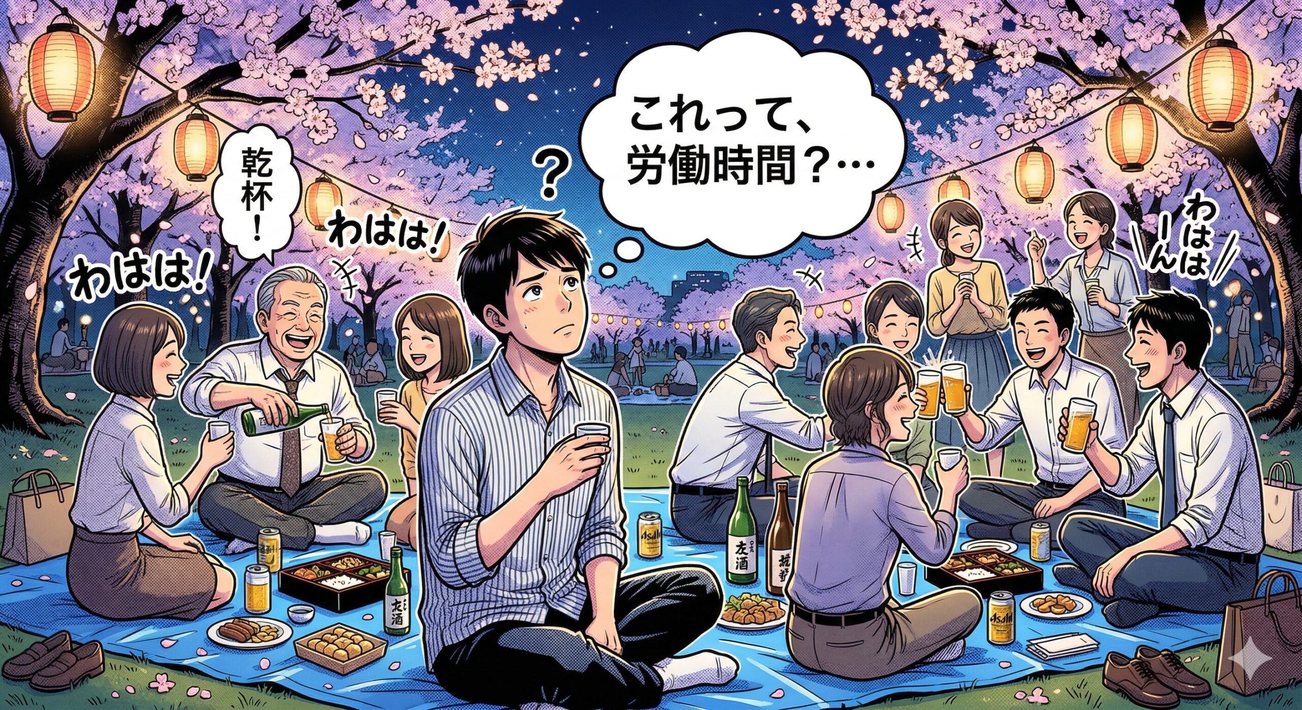 この飲み会、労働時間では…？